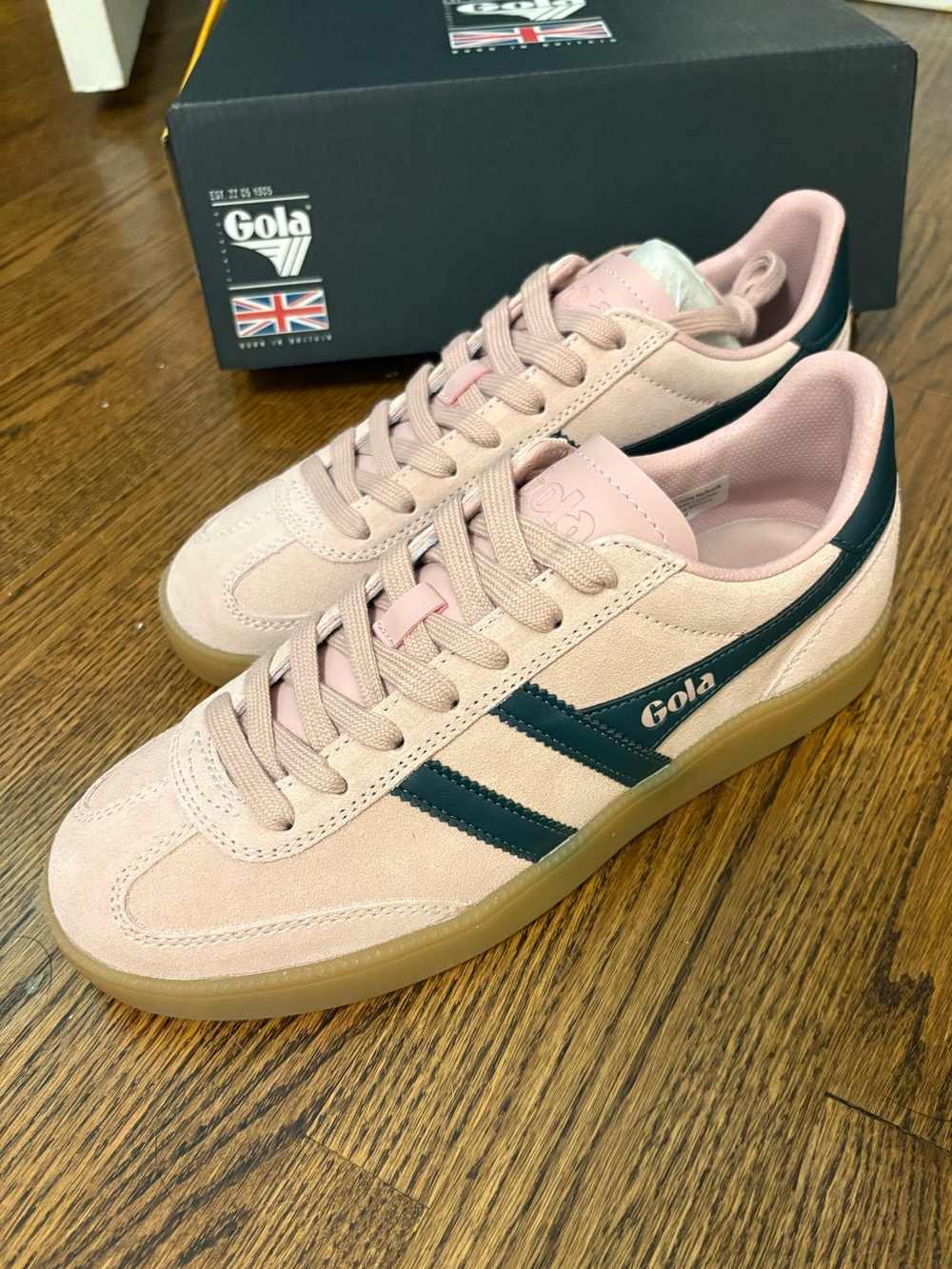 New Gola Viper Pink and Dark Teal Sneakers